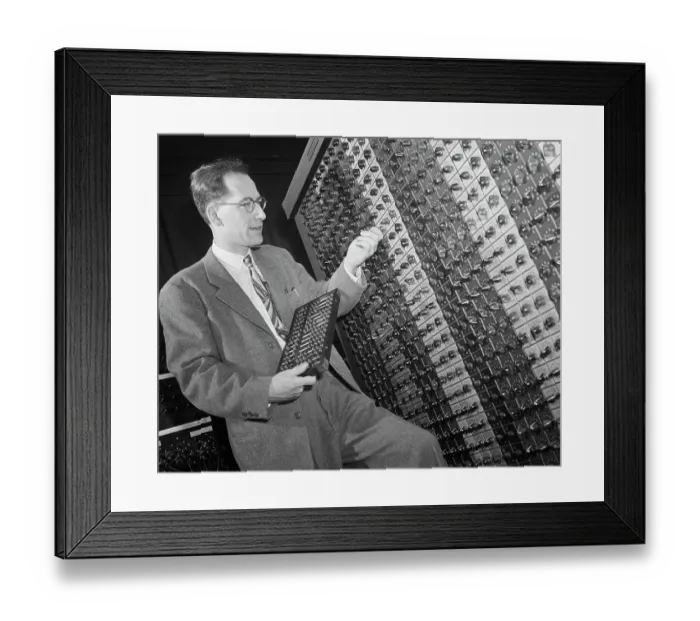 Framed Print : Mauchly Demonstrating ENIAC Framed Print : Mauchly Demonstrating ENIAC