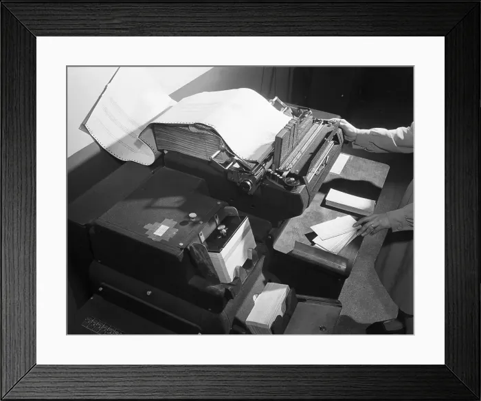 Framed Print : The Eniac's Tabulator And Printer, 1946 Framed Print : The Eniac's Tabulator And Printer, 1946
