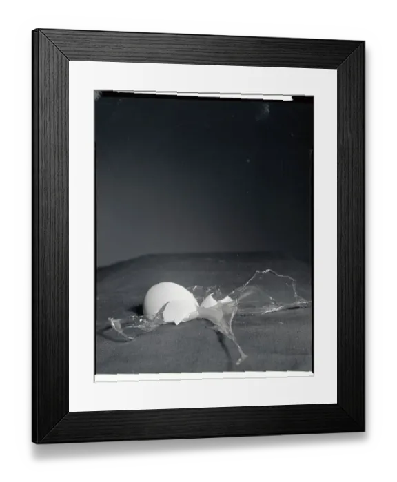 Framed Print : Egg Landing on Surface and Breaking Framed Print : Egg Landing on Surface and Breaking