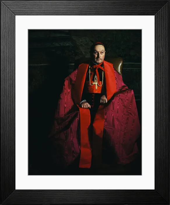 Framed Print : Portrait of Cardinal Antonio Caggiano