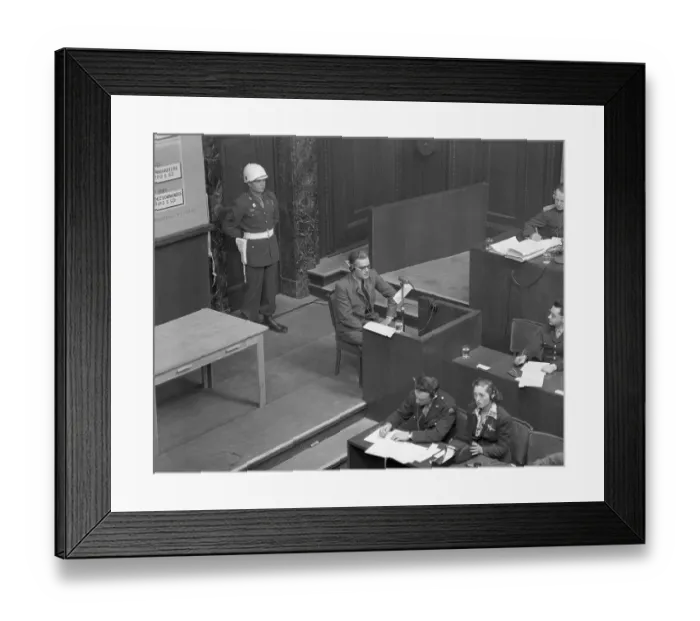 Framed Print : Nuremberg Trials