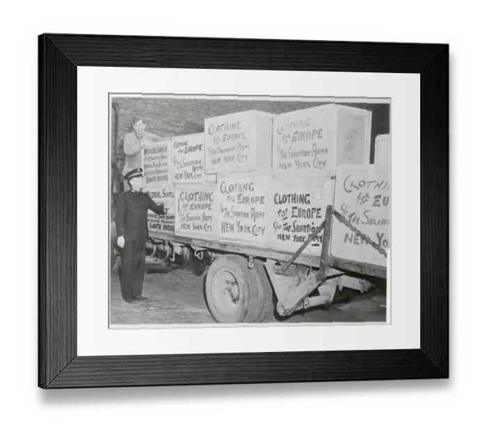 Framed Print : Salvation Army Workers