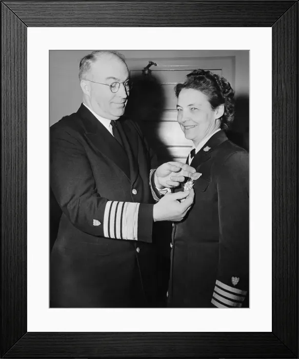 Framed Print : Dorothy C Stratton Receiving Medal Framed Print : Dorothy C Stratton Receiving Medal