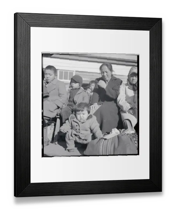Framed Print : Japanese-American Children Framed Print : Japanese-American Children