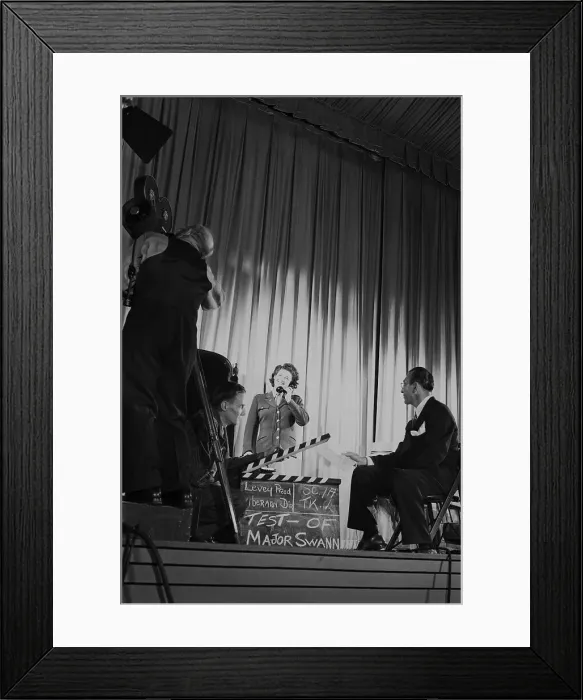 Framed Print : Alexander Knox With His Wife and Anne Shirley Framed Print : Alexander Knox With His Wife and Anne Shirley