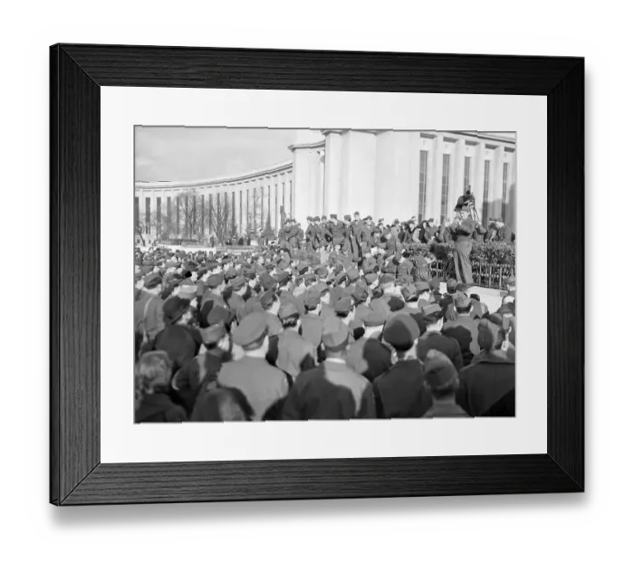 Framed Print : Protesting Soldiers Framed Print : Protesting Soldiers