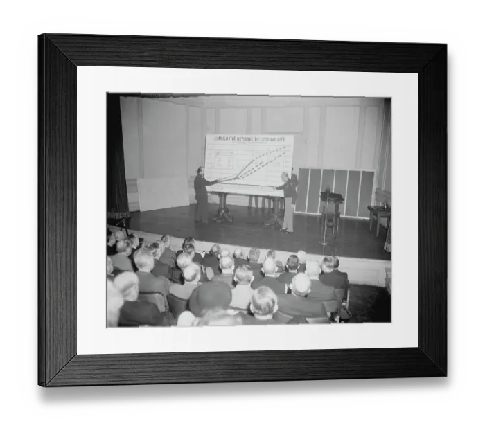 Framed Print : Dwight Eisenhower Speaking at Library of Congress Framed Print : Dwight Eisenhower Speaking at Library of Congress