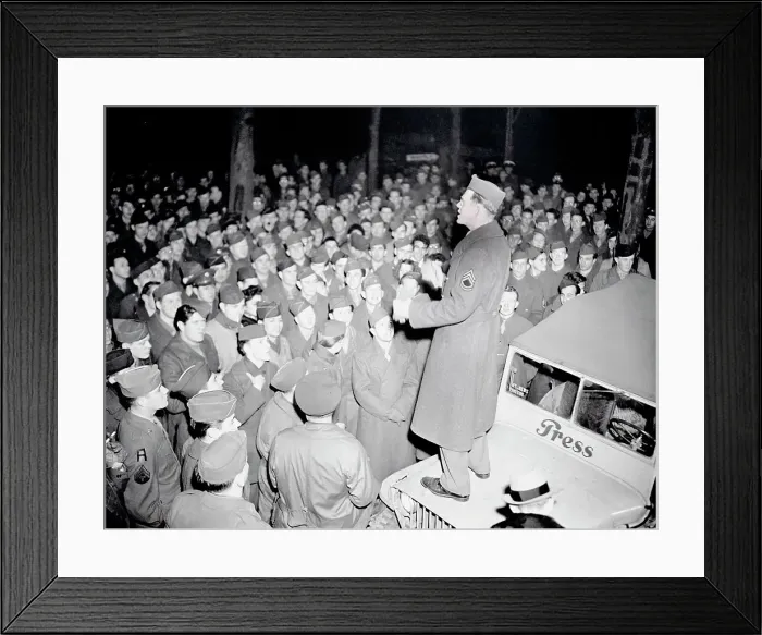 Framed Print : Protesting Soldiers Framed Print : Protesting Soldiers