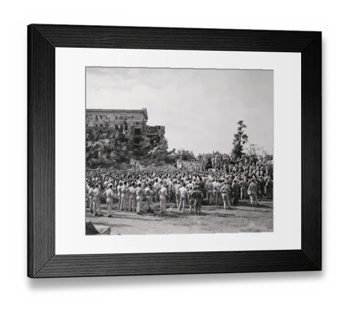 Framed Print : GI's Protesting Slow De-Mobilization in Manila Framed Print : GI's Protesting Slow De-Mobilization in Manila