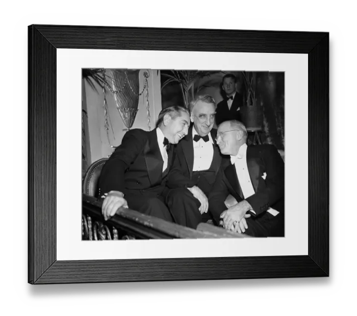 Framed Print : Harry S. Truman at Dinner Framed Print : Harry S. Truman at Dinner