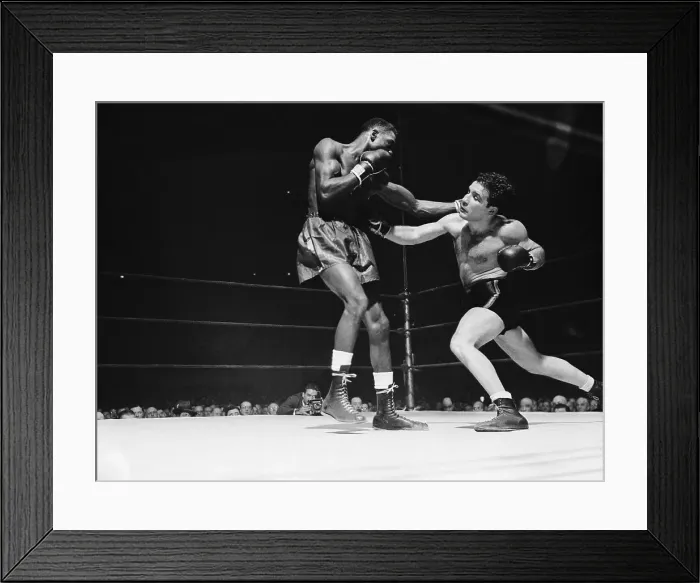 Framed Print : Jake LaMotta Throwing a Punch Framed Print : Jake LaMotta Throwing a Punch