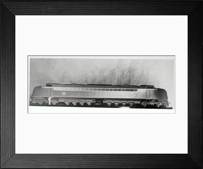 Framed Print : Electric Locomotive Model
