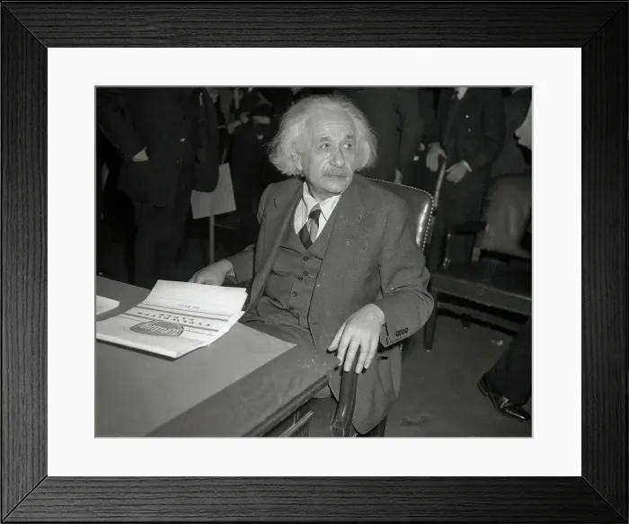 Framed Print : Albert Einstein Testifying