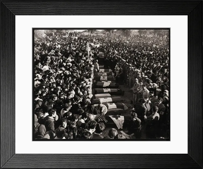 Framed Print : Caskets of Slain Protesters Framed Print : Caskets of Slain Protesters