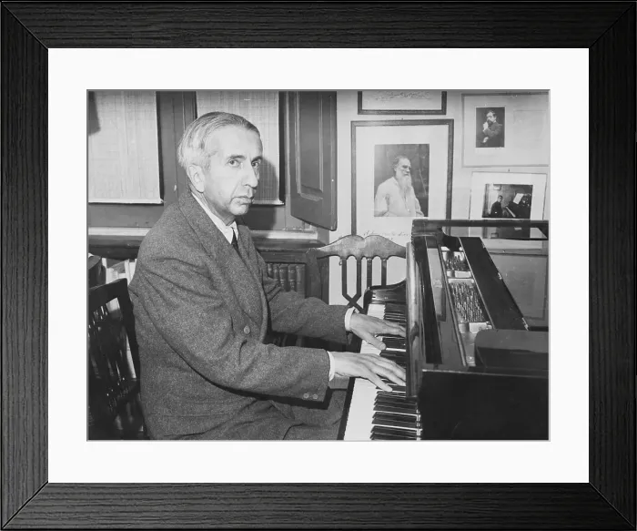 Framed Print : Famous Italian Musician Alfredo Casella at Piano Framed Print : Famous Italian Musician Alfredo Casella at Piano