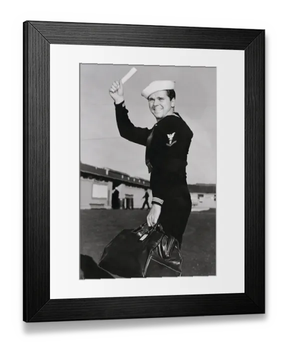 Framed Print : Jackie Cooper Being Discharged Framed Print : Jackie Cooper Being Discharged