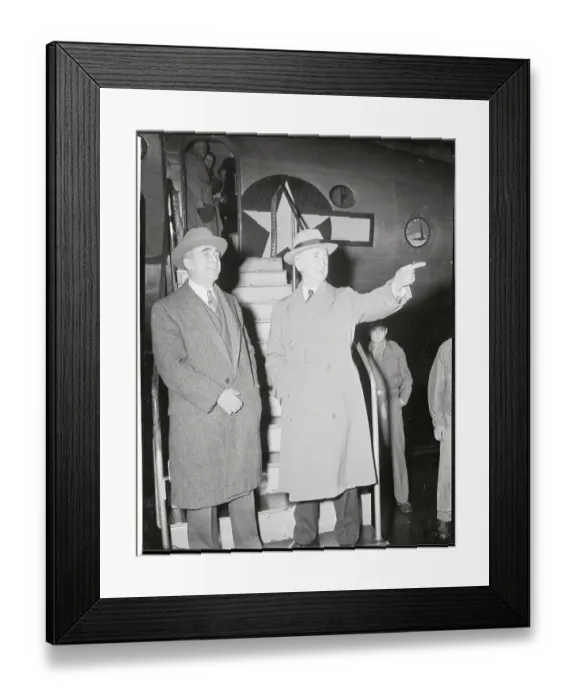 Framed Print : James F. Byrnes with James C. Dunn Framed Print : James F. Byrnes with James C. Dunn