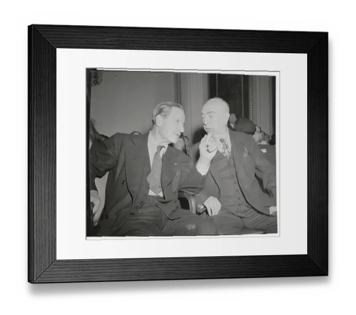Framed Print : Stephen Wise and Isadore Hershfield at Hearing Framed Print : Stephen Wise and Isadore Hershfield at Hearing