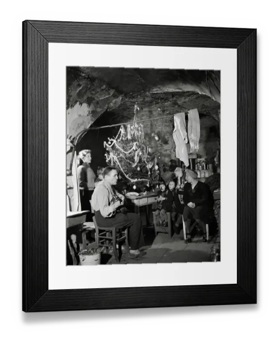 Framed Print : German Family at Christmas Framed Print : German Family at Christmas