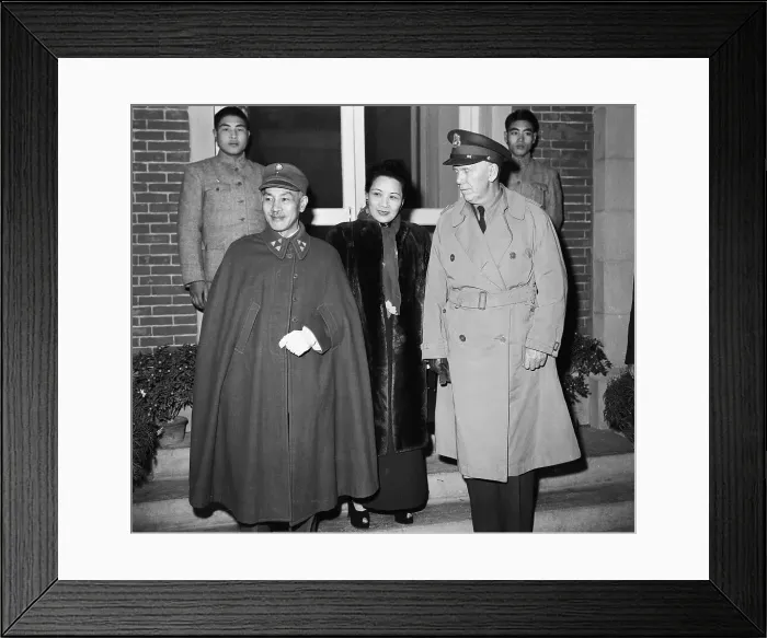 Framed Print : George C. Marshall with Leaders Framed Print : George C. Marshall with Leaders