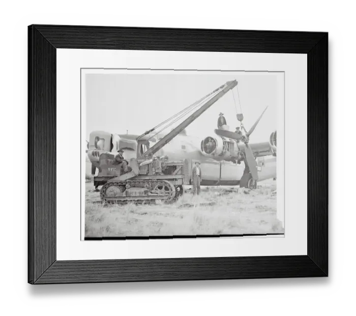 Framed Print : B-24 Being Worked On Framed Print : B-24 Being Worked On