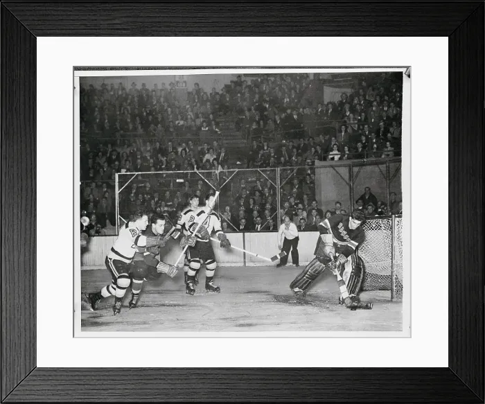 Framed Print : Chuck Rayner Making Save Framed Print : Chuck Rayner Making Save