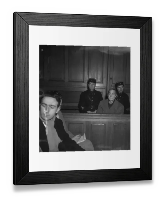 Framed Print : Trial of Guy Buneau Varilla
