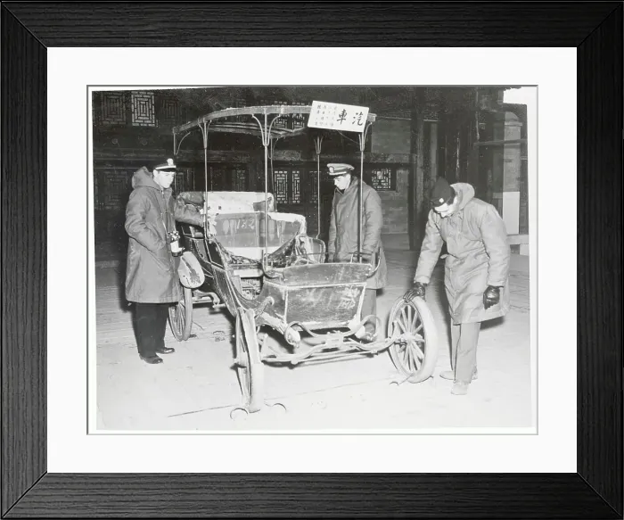 Framed Print : French Built Horseless Carriage Framed Print : French Built Horseless Carriage