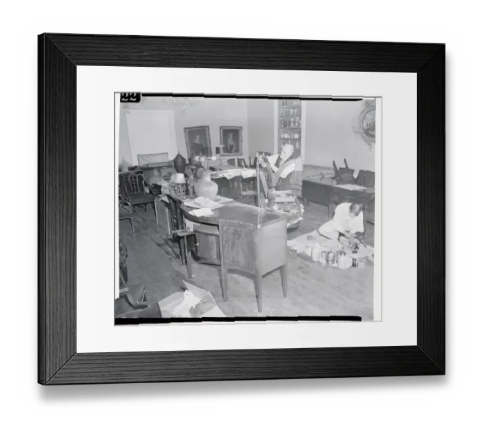 Framed Print : Redecoration of Gracie Mansion Framed Print : Redecoration of Gracie Mansion