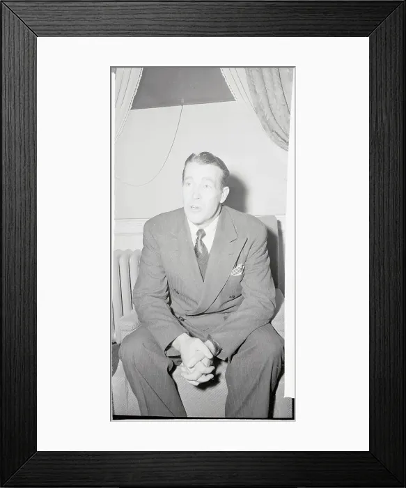Framed Print : Athletic Director of Notre Dame Frank W Leahy Framed Print : Athletic Director of Notre Dame Frank W Leahy