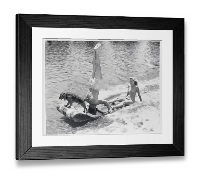 Framed Print : Soldier and Wife Vacationing Framed Print : Soldier and Wife Vacationing