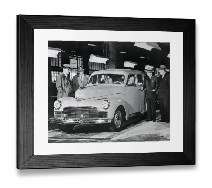 Framed Print : Studebaker Company Members Framed Print : Studebaker Company Members