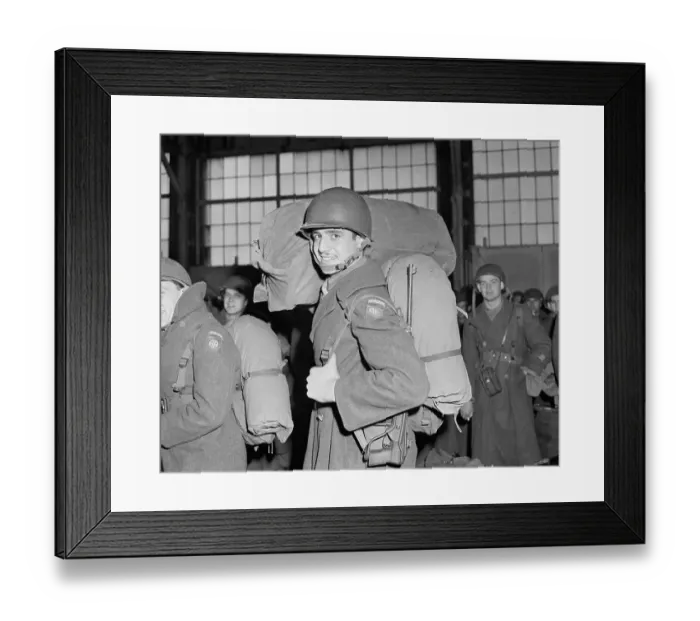 Framed Print : Portrait of Soldier Framed Print : Portrait of Soldier