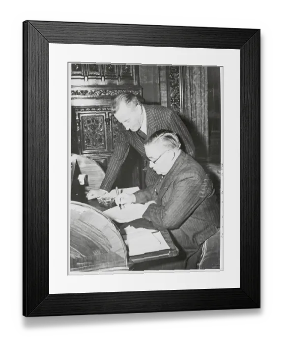 Framed Print : Foreign Minister Conference Framed Print : Foreign Minister Conference