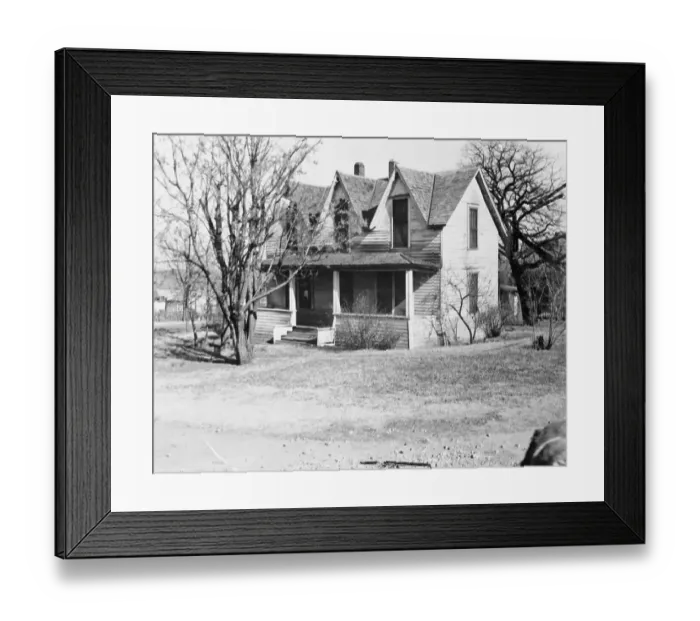 Framed Print : Birthplace of Dwight D. Eisenhower Framed Print : Birthplace of Dwight D. Eisenhower