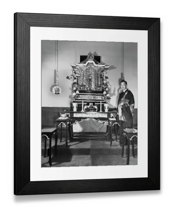 Framed Print : Buddhist Temple Of Chicago