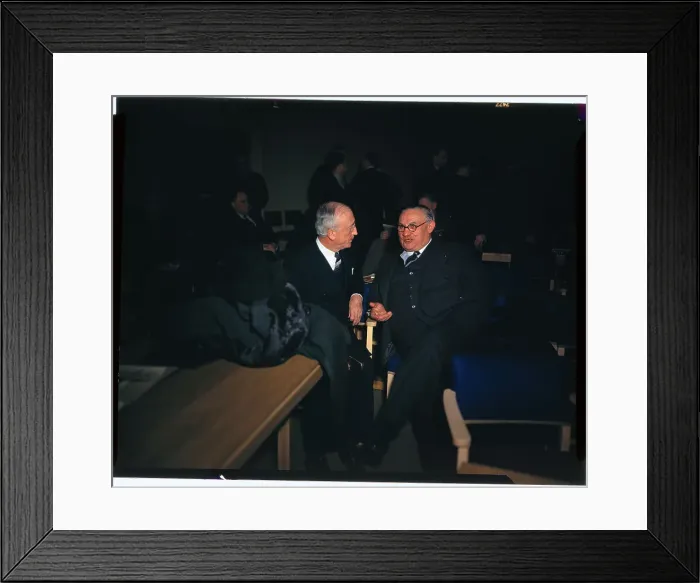 Framed Print : James Byrnes and Ernest Bevin Talking