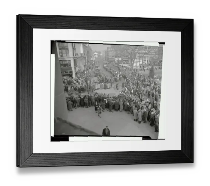 Framed Print : Large Crowd of People During a Plant Protest Framed Print : Large Crowd of People During a Plant Protest