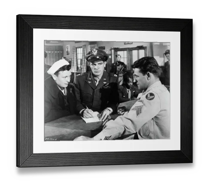 Framed Print : Harold Russel and Dana Andrews Film Still Framed Print : Harold Russel and Dana Andrews Film Still