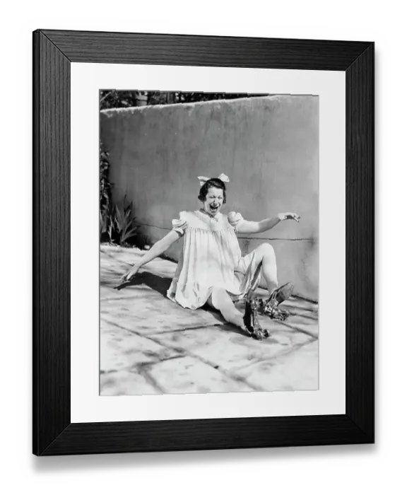 Framed Print : Fanny Brice Dressed as Baby Snooks Framed Print : Fanny Brice Dressed as Baby Snooks