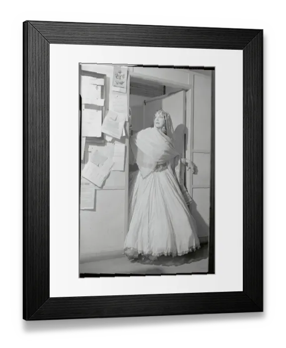 Framed Print : Ruth St. Denis Leaving her Private Dressing Room Framed Print : Ruth St. Denis Leaving her Private Dressing Room
