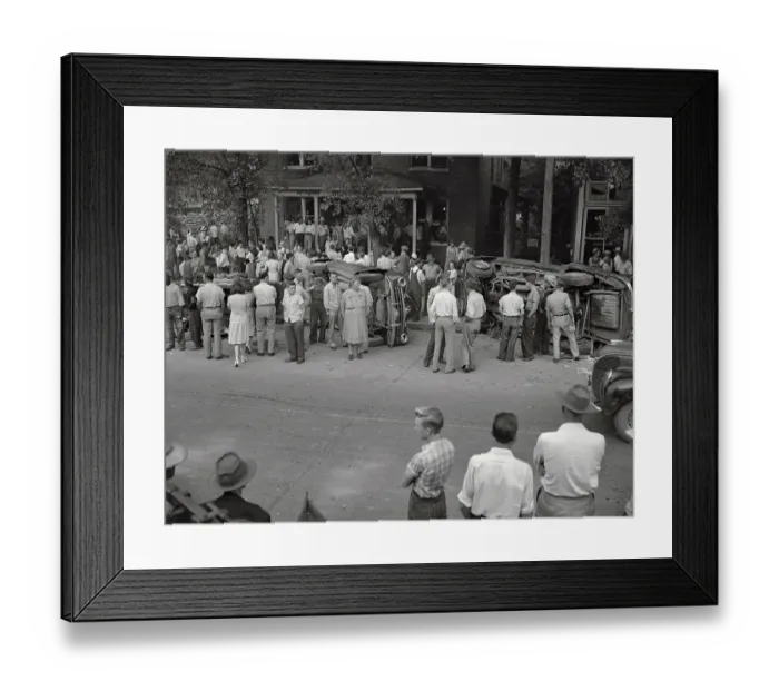 Framed Print : Election Violence Flares in Tennessee 1946