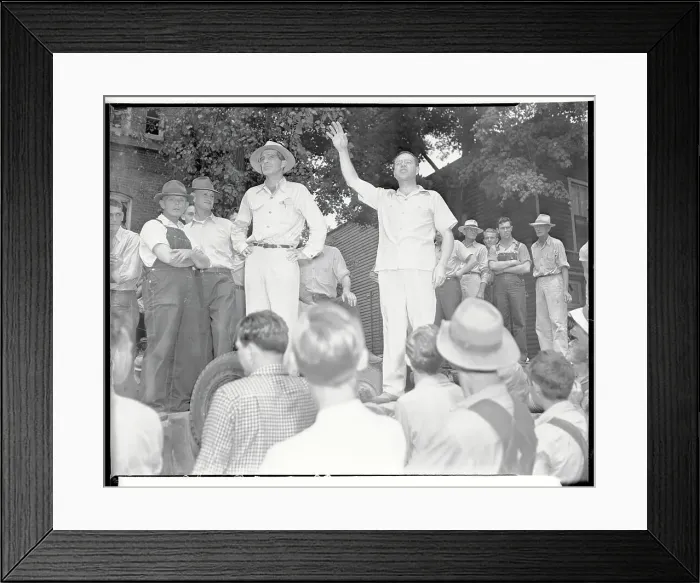 Framed Print : Reverend Bernie Hampton Speaking on Battle for Ballot Framed Print : Reverend Bernie Hampton Speaking on Battle for Ballot