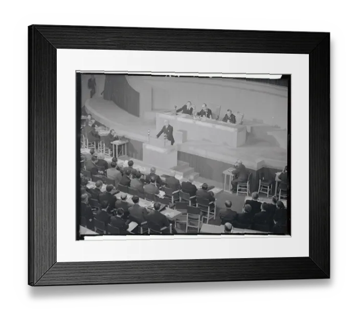Framed Print : James Byrnes Addressing U.N Framed Print : James Byrnes Addressing U.N