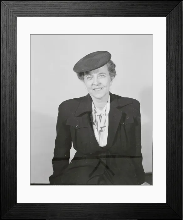 Framed Print : Portrait of Helen Douglas Mankin Framed Print : Portrait of Helen Douglas Mankin
