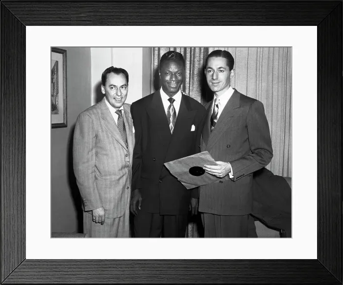 Framed Print : Legendary Singer Nat King Cole Framed Print : Legendary Singer Nat King Cole