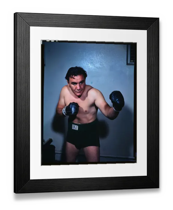 Framed Print : Tami Mauriello in Boxing Stance Framed Print : Tami Mauriello in Boxing Stance
