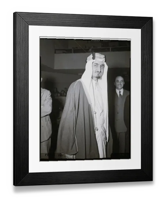 Framed Print : Prince Faisal Of Saudi Arabia Framed Print : Prince Faisal Of Saudi Arabia