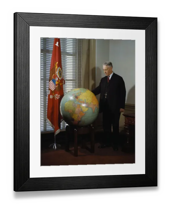 Framed Print : Henry Lewis Stimson in Office