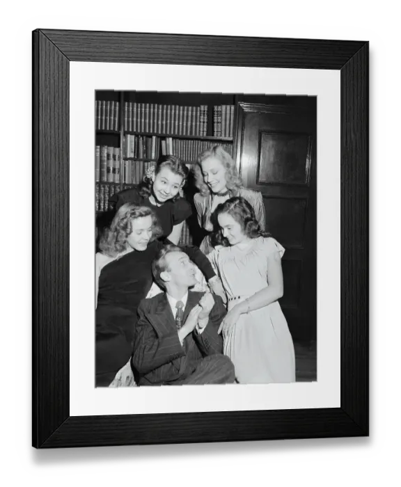 Framed Print : Skip Farrell with Stars Framed Print : Skip Farrell with Stars